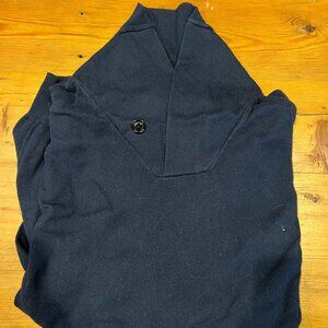 J.Crew Sweater Blue Shaw Collar - Large